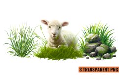 Watercolor Grass Clipart , PNG Product Image 1