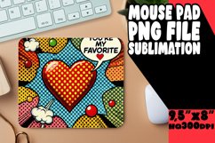 Sweet Mouse Pad Ideas for Gifts, 3D Heart Product Image 1