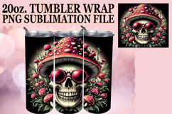 RADIANT GLOW 20oz TUMBLER WRAP, Skull Product Image 1