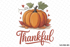 Thankful Svg | Halloween Svg | Svg Cut Files Product Image 1