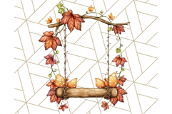 Fall Fairy House Clipart PNG, Autumn Homes and Decor Product Image 5