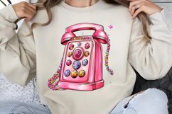 Retro Valentine Clipart PNG Product Image 1