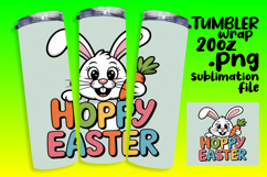 ELEGANT 20oz Tumbler Design for Any Occasion , Easter Bunny Product Image 1