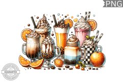 Fall Coffee Sublimation Design - High Quality 300 Dpi Product Image 1