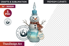 Christmas Winter Potion Bottles PNG, Magical Holiday Clipart Product Image 1