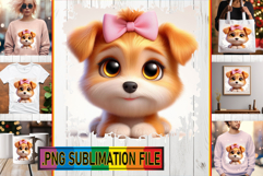 Joyful TSHIRT Sublimation Ideas, 3D Dog Product Image 1