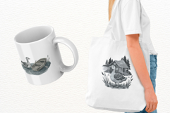 Summer Goose Lake Clipart Product Image 3