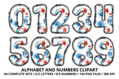 Watercolor Soccer Alphabert Numbers PNG Clipart 300DPI Product Image 6