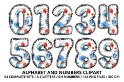 Watercolor Soccer Alphabert Numbers PNG Clipart 300DPI Product Image 6