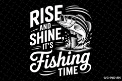 It&#039;s Fishing Time svg Design | Svg Files for Cricut Product Image 1