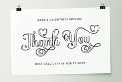 Barbie Valentines Outline Product Image 11