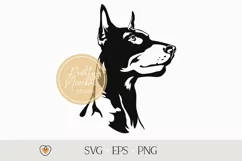 Doberman Pinscher svg, Dog svg, svg files for cricut, png Product Image 1