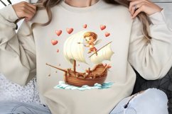 Maritime Valentine Clipart PNG Product Image 1