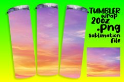 Eye-Catching Gradient Design Tumbler Wrap Sublimation 20oz Product Image 1