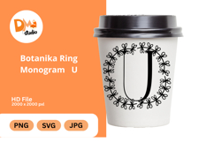 Botanika Ring Monogram Product Image 1
