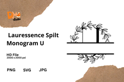 Lauressence Split Monogram Product Image 1