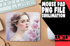 UNIQUE desk MAT Playful PNG, Beauty Woman Product Image 1