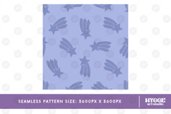 Boho Star Seamless Pattern Nursery Tile PNG DTF Baby Kids Product Image 2