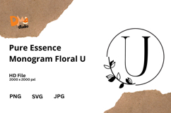 Pure Essence Monogram Floral Product Image 1
