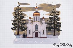 Gold and Black Christmas Clipart PNG Product Image 1