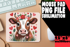 CHEERFUL MOUSE PAD SUBLIMATION INSPIRATION, Valenines Animal Product Image 1