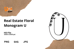 Real Estate Floral Monogram Product Image 1