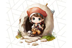 Cartoon Pirate Kids and Animals PNG Clipart for Fun Designs Product Image 5