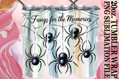 Gentle smiles 20oz tumbler wrap, Halloween Product Image 1