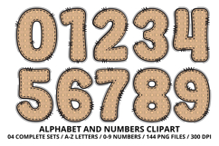 Japanese Alphabet &amp; Numbers Clipart PNG 300 DPI Product Image 5