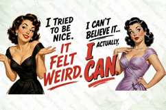 Funny Pin-up Girl Clipart Product Image 1