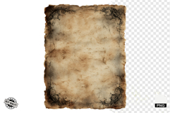 Halloween Goth Old Paper Clipart Product Image 1