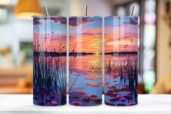 3D Seamless Spring Landscape Tumbler Wrap, Seamless Spring Product Image 3