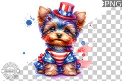 4th of July Dog Sublimation - Clipart PNG Design Product Image 1