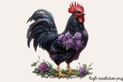 Gothic Pagan Spring Sublimation Clipart PNG Product Image 1