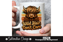 Wild Hair Don’t Care Highland Cow Product Image 1