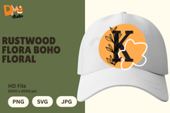 Rustwood Flora Boho Floral Monogram Product Image 1