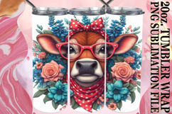 Sweet reflections 20oz tumbler wrap, Cute Animals Product Image 1