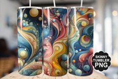 Closeup of Abstract Tumbler Warp - Tumbler PNG Design Product Image 1
