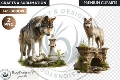 Watercolor Mystic Wols Fantasy Clipart PNG Graphics Product Image 1