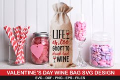 Valentine Wine Bag SVG Bundle -Valentine Design Product Image 12