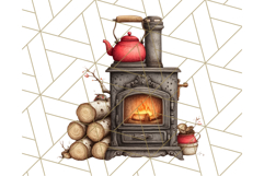 Cozy Cabin Critters Clipart PNG, Fall Animal Png Product Image 5