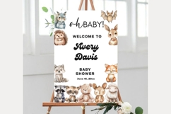 Baby Shower Welcome Sign Template 221 Product Image 1