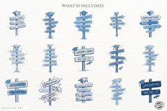 Hand-Drawn Graduation Signs Clipart Product Image 4