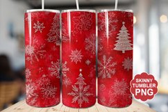 Christmas Red Tumbler | Christmas Tumbler Wrap Product Image 1