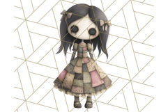 Creepy Dolls Clipart PNG Haunted Toy Characters Product Image 5