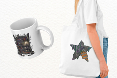 Halloween Reading Clipart Product Image 3