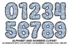 Coquette Shabby Chic Alphabet PNG Letters & Numbers 300DPI Product Image 5