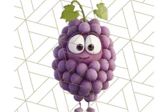 Cute Food PNG Clipart, 3D Adorable Kawaii Characters Png Product Image 5