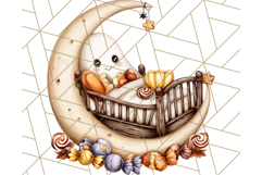 Halloween Fairy House Clipart PNG, Spooky Cottage Art Product Image 5