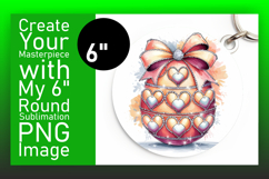 Creative Round Design for Keychains , Easter Egg Product Image 1